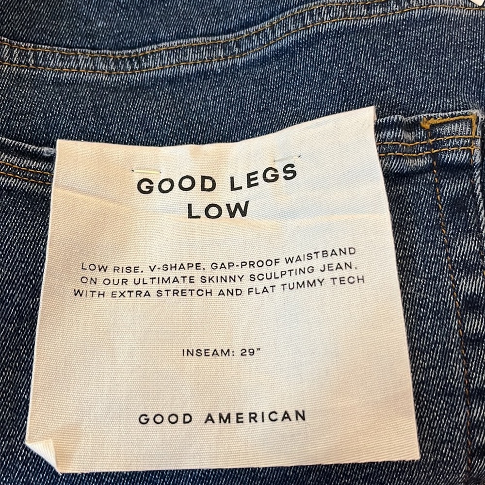 Good American Good Legs Low Skinny Jean - Picture 13 of 15